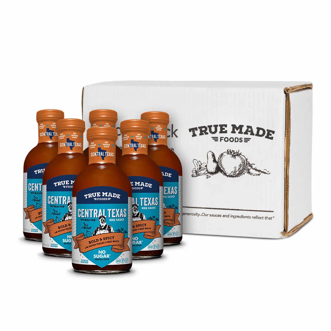 True Made Foods - Wholesale BBQ Sauce - Pitmaster Texas Bold BBQ Sauce, No Sugar Added3