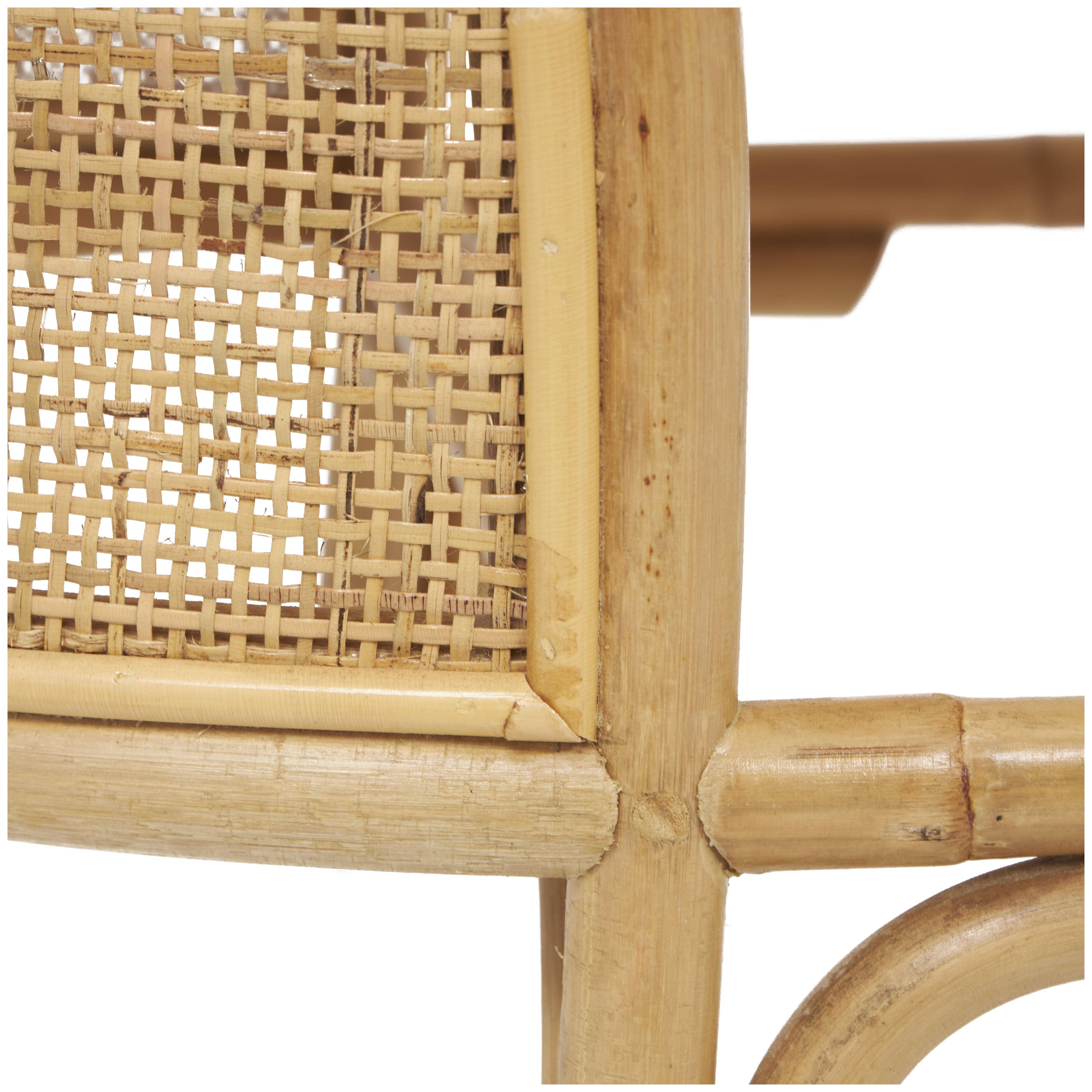 Deco Marché - Wholesale Bench - Natural Brown Rattan Bench9