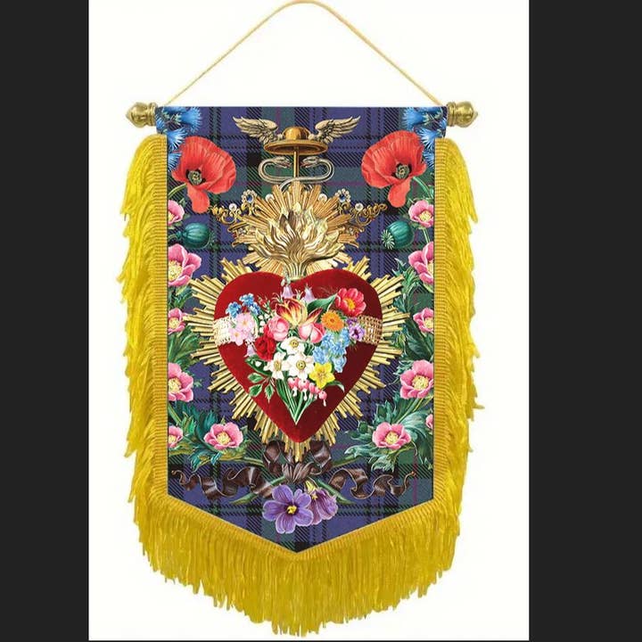 Mouchkine Jewelry - Wholesale Banner - Sacred Heart Ornamental Wall Banner 30x20 cm3