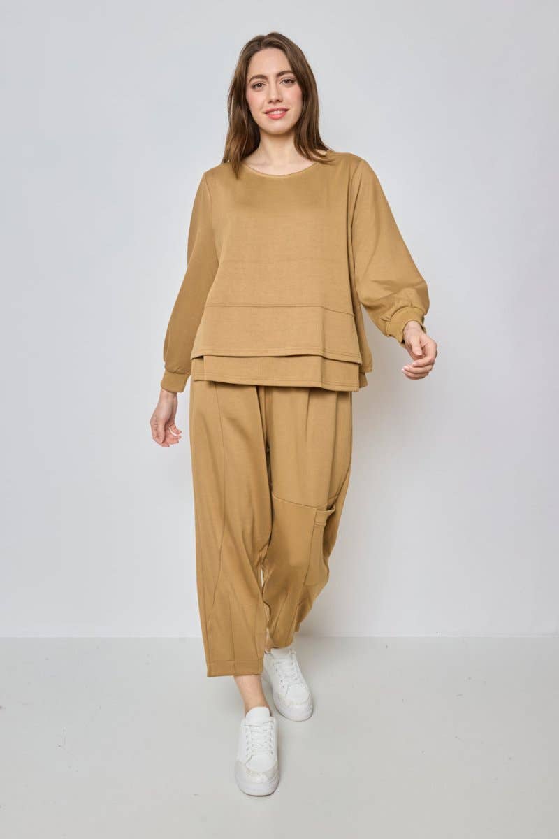 BELLA BLUE – Sweatshirt - Mulher por atacado – Blusa - B095