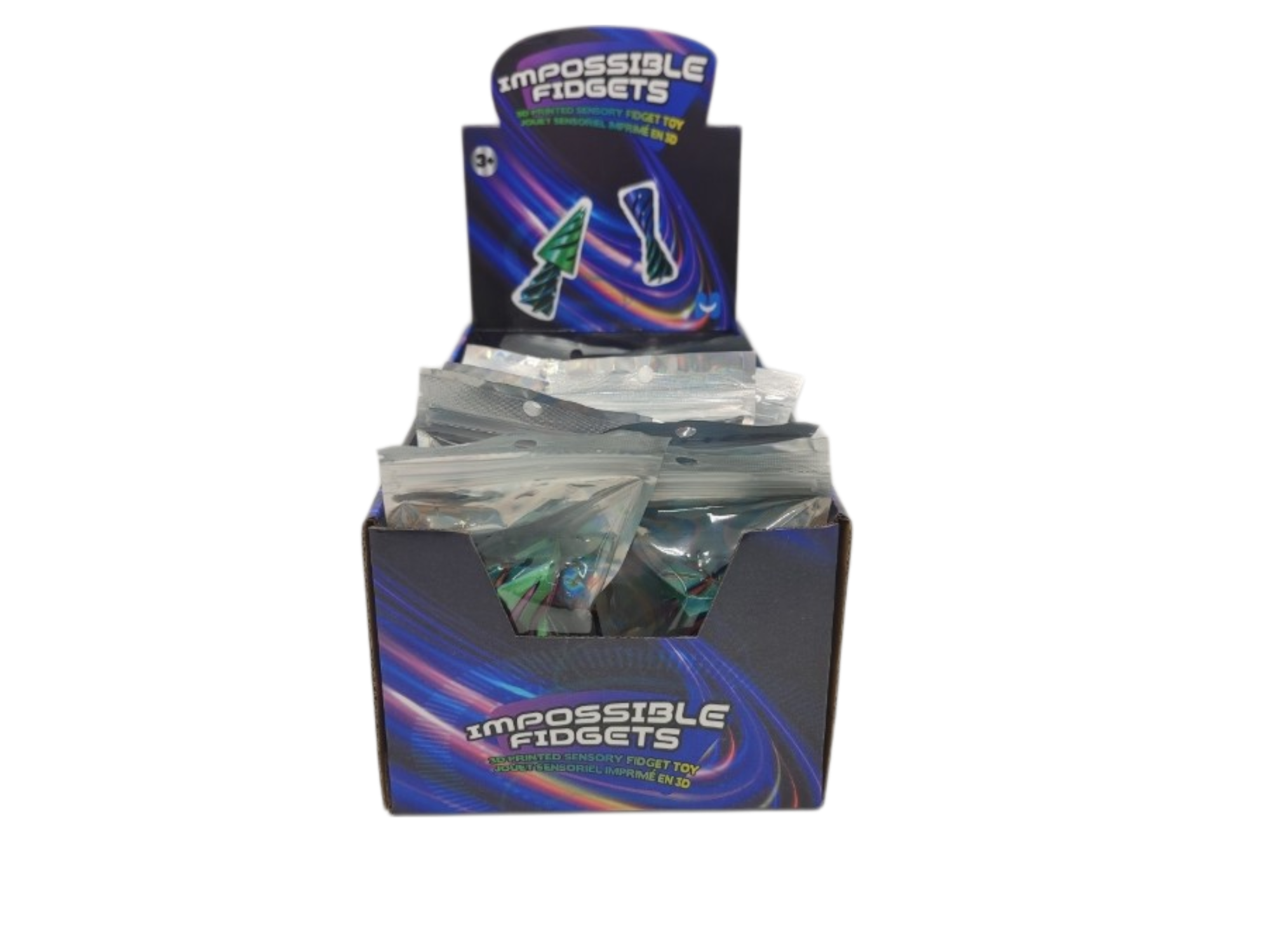 Handee Products (HPC) - Wholesale Fidget Toy - Kids - Cute Ice Cream Cone Fidgets - Display Box2