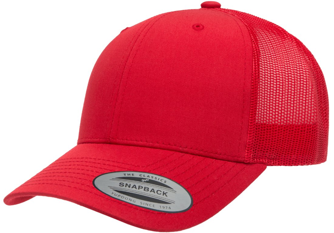 The Park Wholesale - Wholesale Trucker Hat - Unisex - Yupoong 6606 Retro Trucker Hat, Baseball Cap with Mesh Back - YP Classics®11