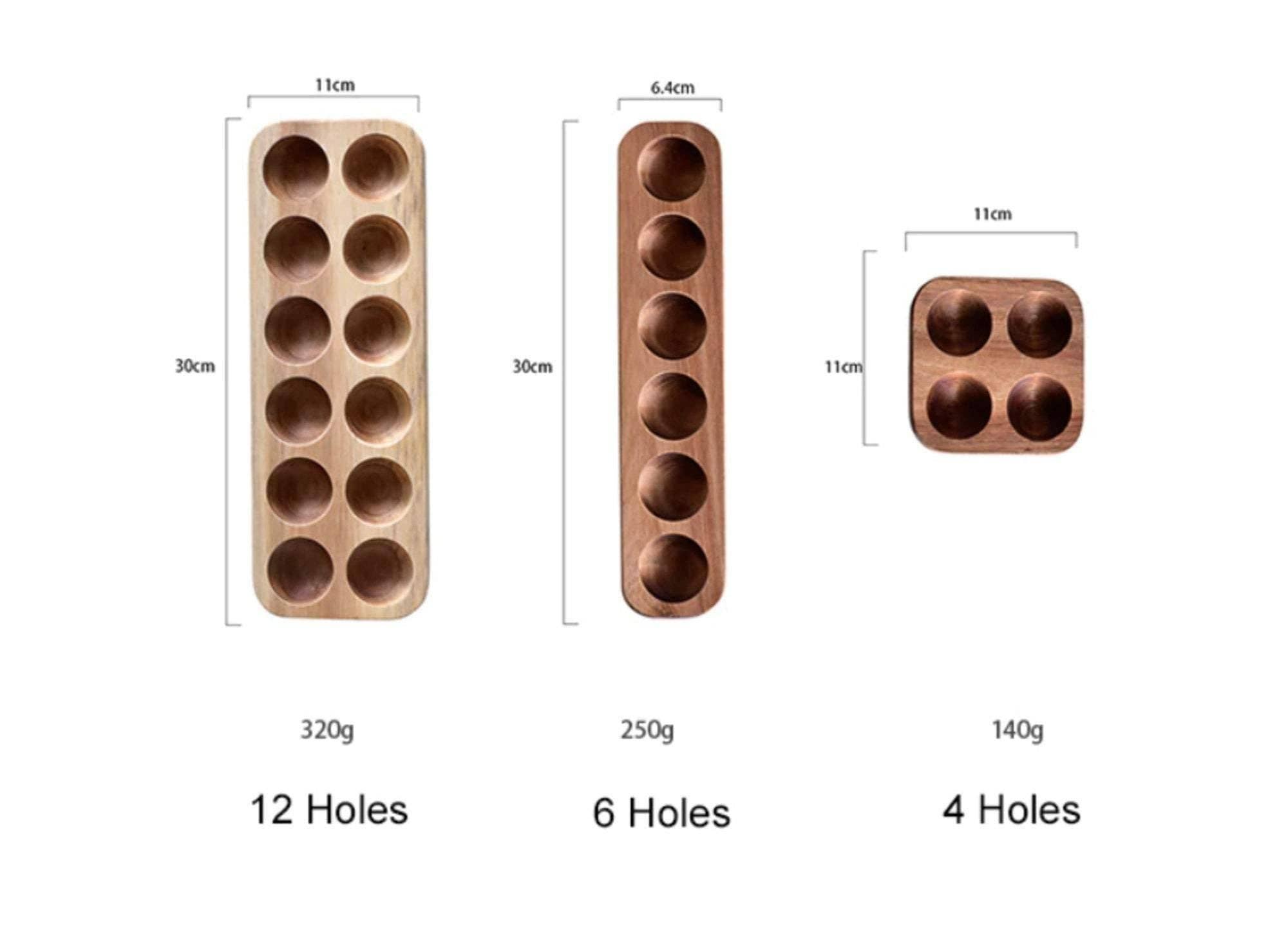 Homerely (We Cover All Import Duties) - Wholesale Egg Cup/Holder - Wooden Egg Storage Tray6