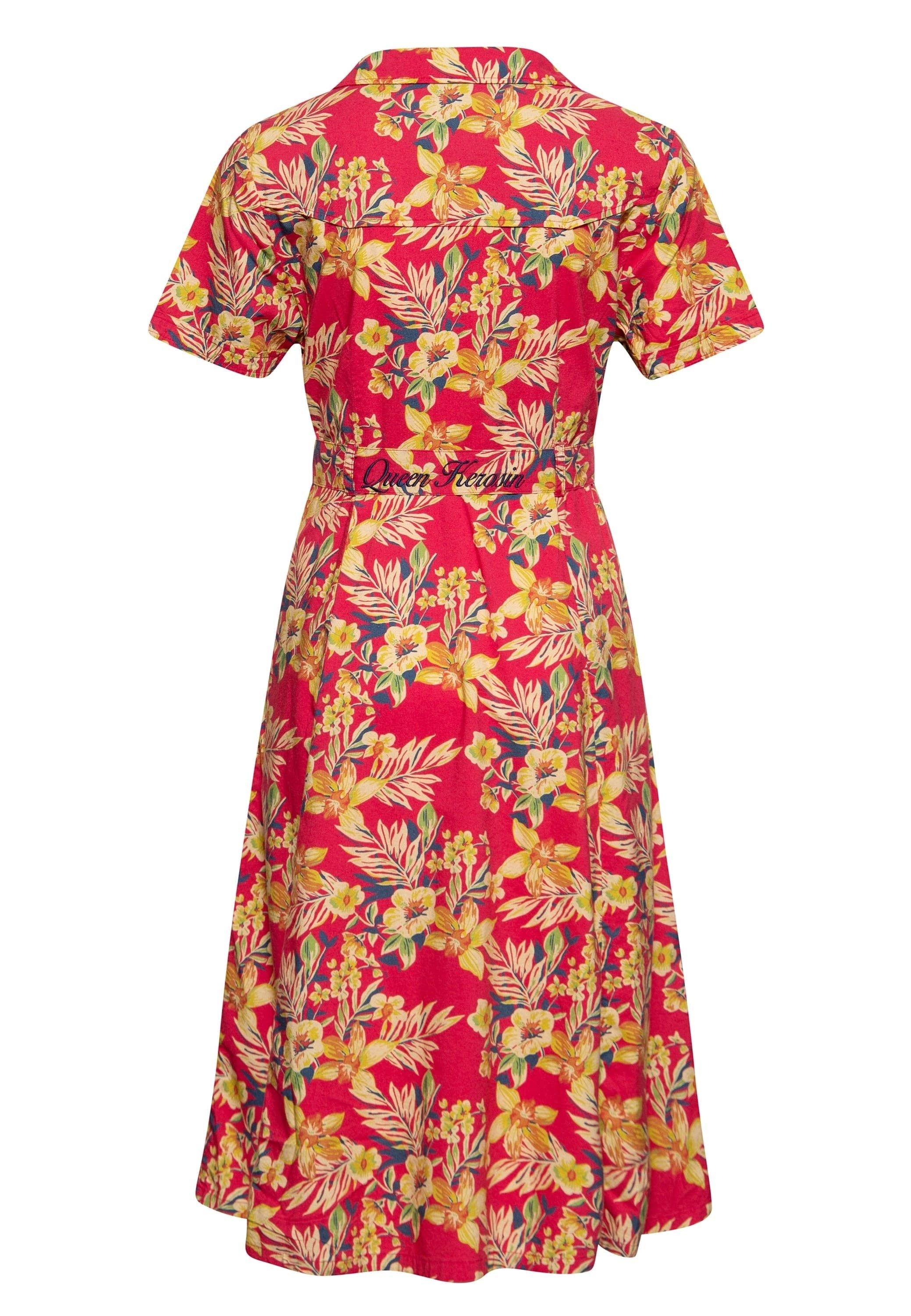 Hawaii Red Swing Dress for wholesale on Faire1