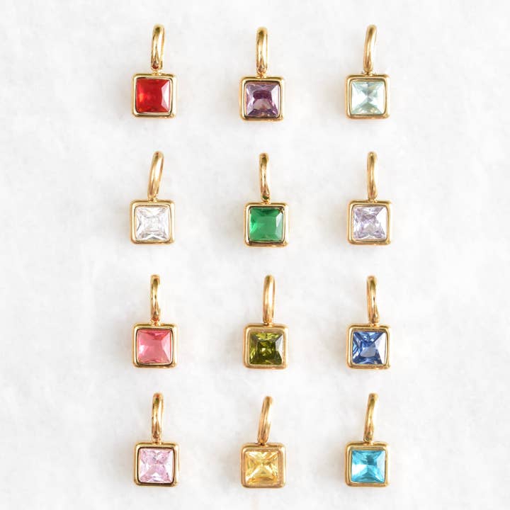 Liv Evon Designs - Wholesale Jewelry Set - Birthstone Set SS - Square0