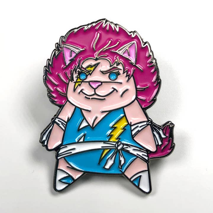 Spawrkles - PopCat Enamel Pin for wholesale by The Ninjabot