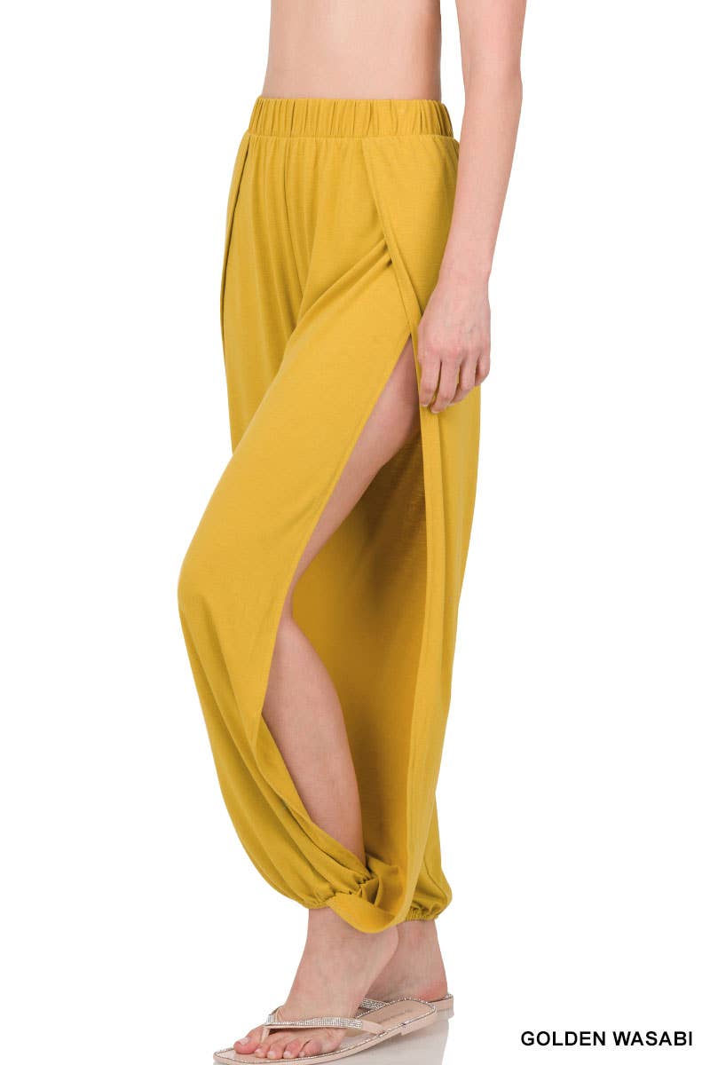 42POPS - Wholesale Pants - Women's - `.Split side pants reg/plus20