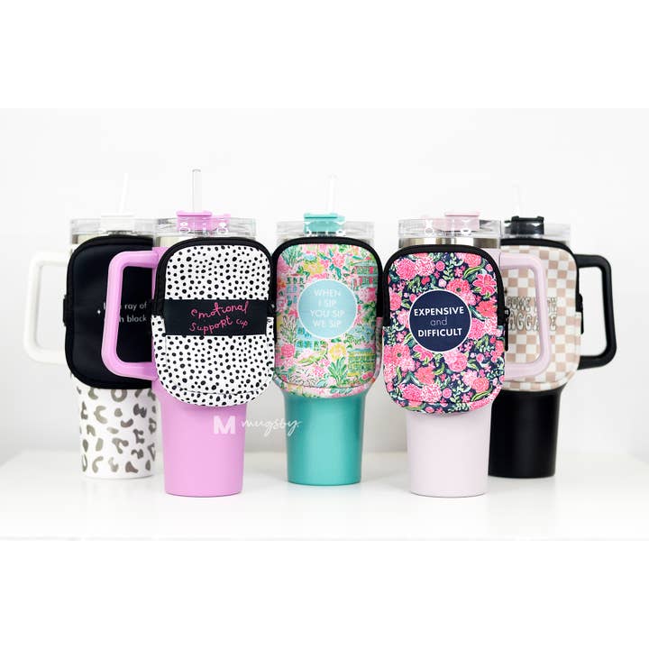 Mugsby - Vente Pochette – femme - Sac à dos Cup, pack Cup Fanny, pochette à gobelet de 40 oz6