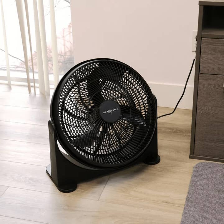 JupiterGear Home - Venta al por mayor Ventilador eléctrico - Ventilador de piso ajustable Air Monster de 16 pulgadas, 3 velocidades y 65 W