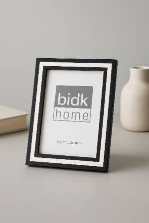 BIDKhome - Wholesale Picture Frame - 5X7" Line Frame Black & White2