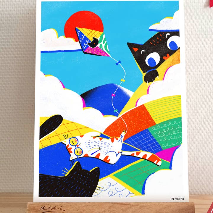 La Folocha - Wholesale Art Print - KITE1