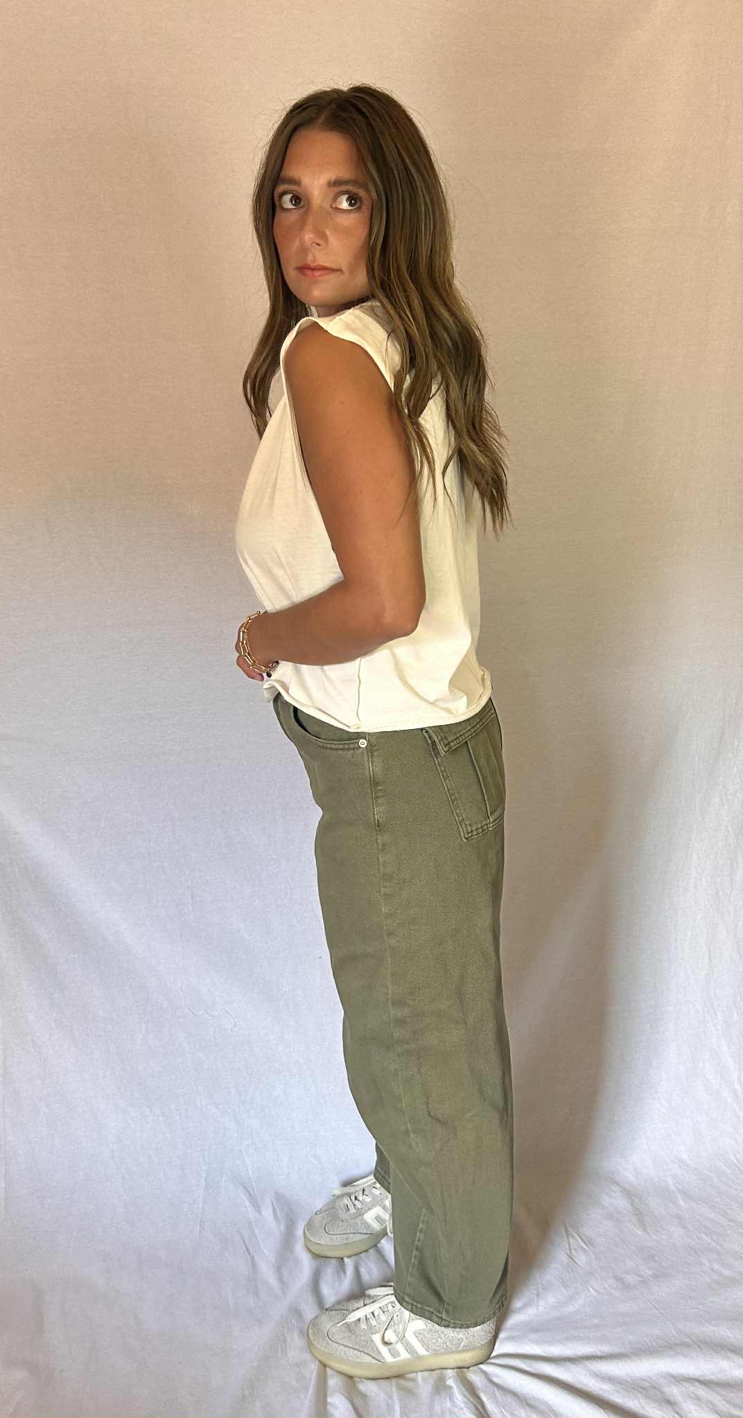 Billee' by Billie - Wholesale Jeans - Women's - Barrel Jeans Green3