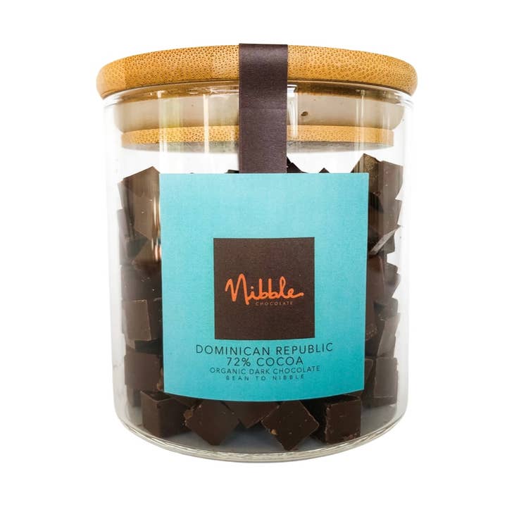 Nibble Chocolate - Wholesale Chocolate Bar - 180 Nibblelitos | Dominican Republic | 72% Cocoa | Nibble0