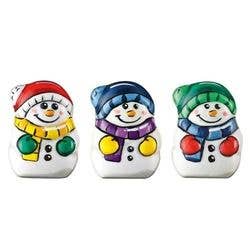 LS GROUP - Wholesale Baking chocolate - Mini Milk Chocolate Snowmen – 5g / 3.3 cm