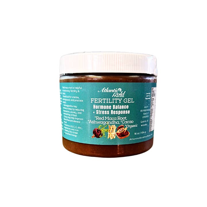 Atlantic Gold Sea Moss - Wholesale Oral Supplement/Vitamin - Hormone Balance Sea Moss Gel | Red Maca, Ashwagandha, Cacao