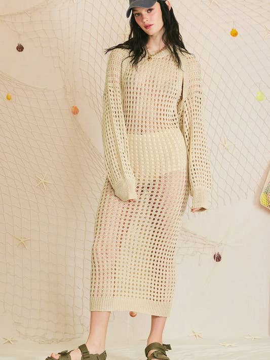 Robe en crochet transparent pour la vente par ILLA ILLA