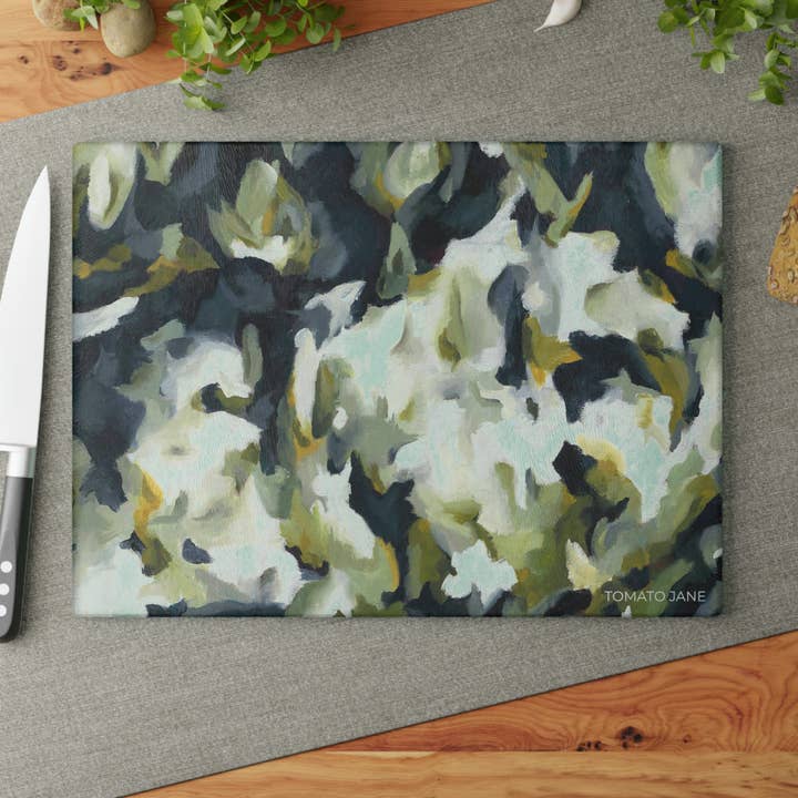 Tomato Jane glazen snijplank, collectie 2 voor wholesale door Tomato Jane