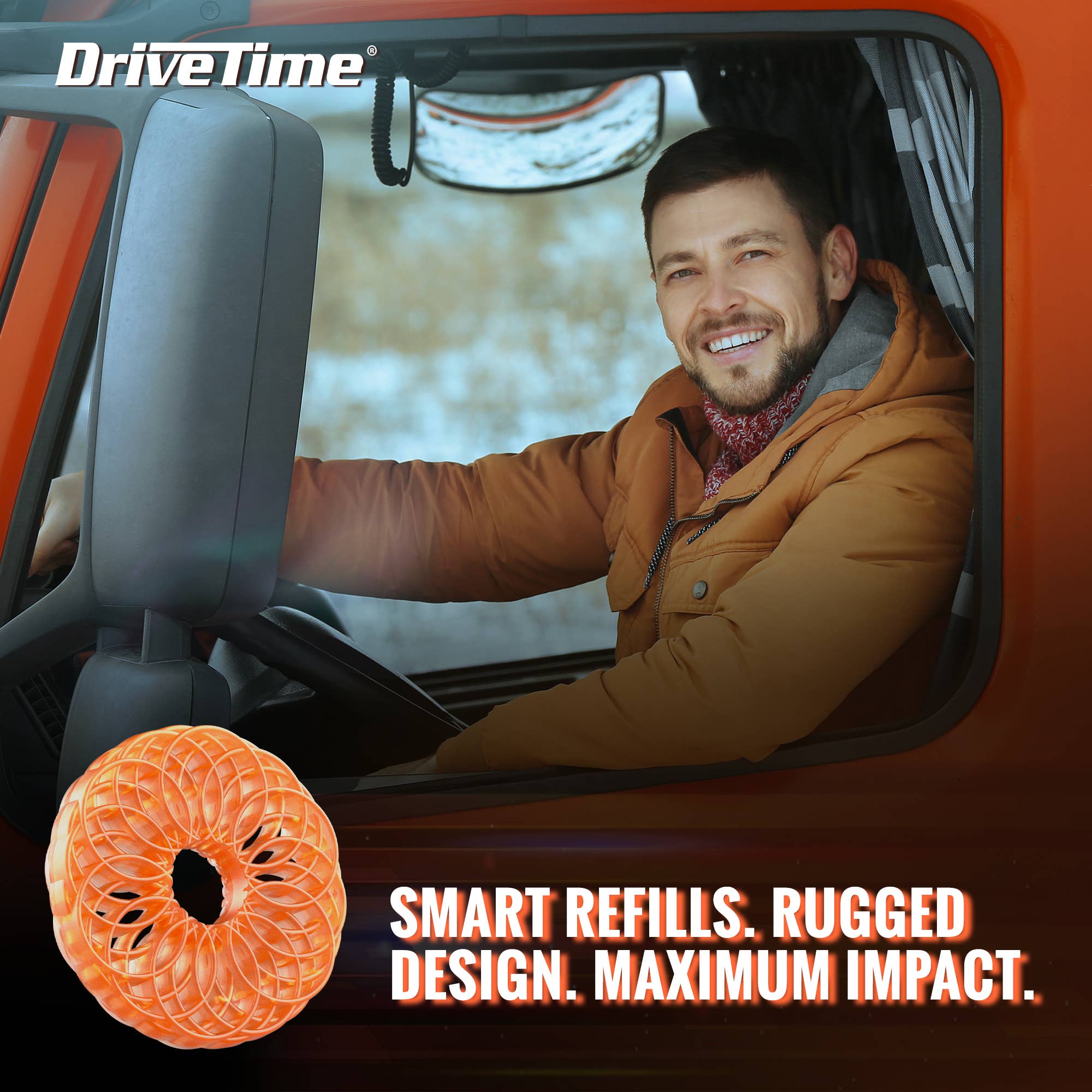 Belle Aroma® - Wholesale Car Freshener - Unisex - Truck Puck® Campfire Nights Refill (6-Pack)1