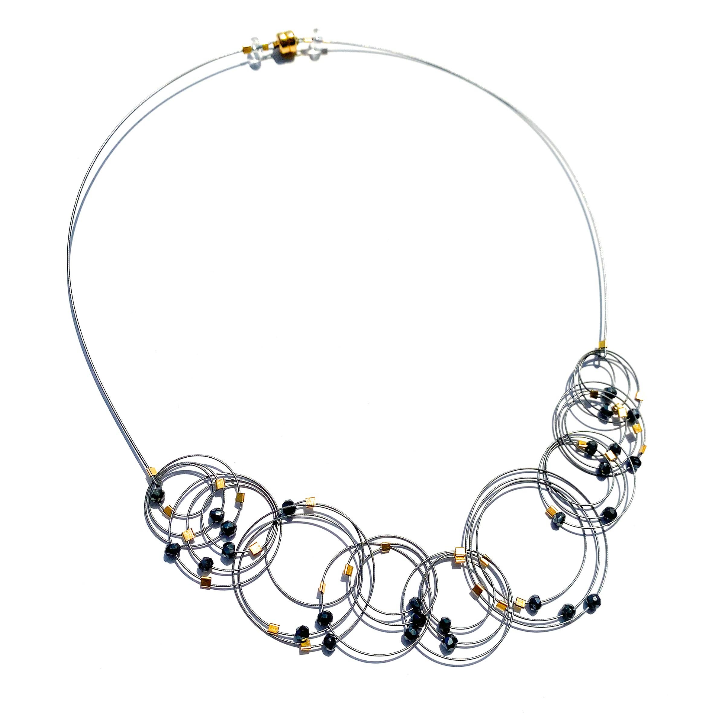 Meghan Patrice Riley – Colar de elos e correntes por atacado – Colar Vertigo16