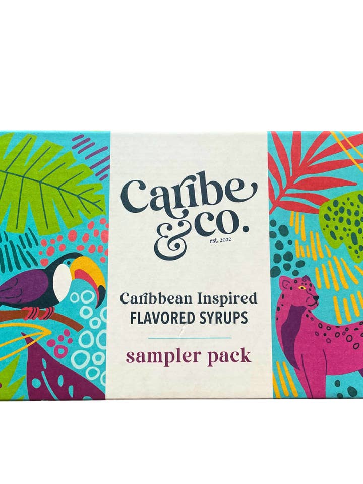 Flavored Syrup Sampler Pack for wholesale by Caribe & Co.
