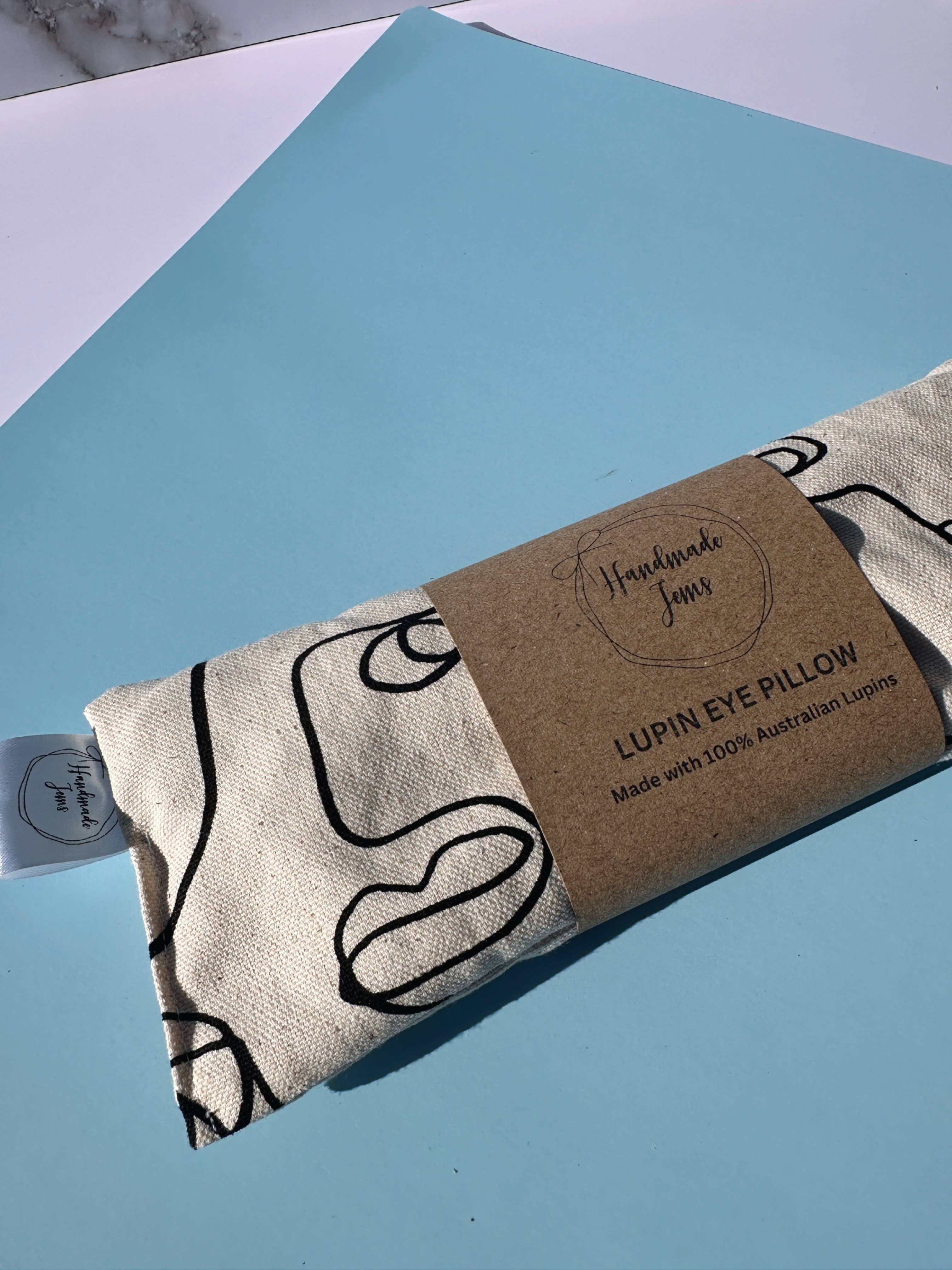 Handmade Jems – wholesale Spa/therapy pillow – Faces Print Lupin Eye Pillow1