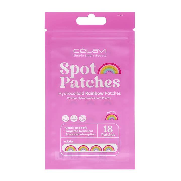 PINEAPPLE Beauty - Wholesale Acne/Hydrocolloid Patch - Celavi AP016 18pc Hydrocolloid Rainbow Acne Spot Patch - 12 1