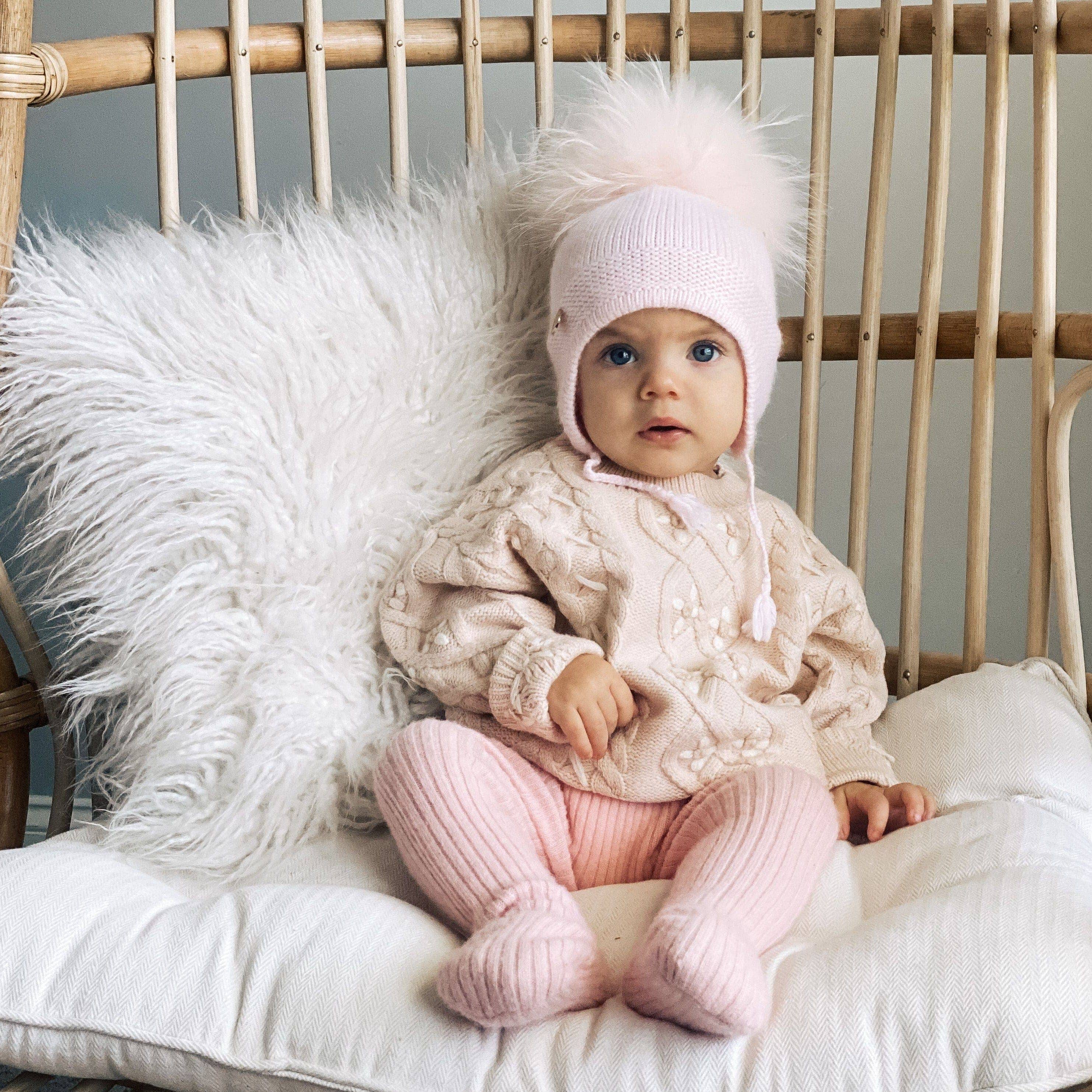 Petite Maison Kids - Vendita all'ingrosso Berretto - Bambini - Cappello da aviatore in cashmere12