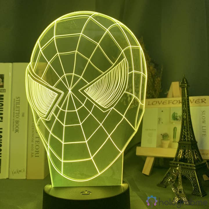 Holograbme – Engroshandel Skrivebordslampe – Marvel Spider-Man spil lampe4