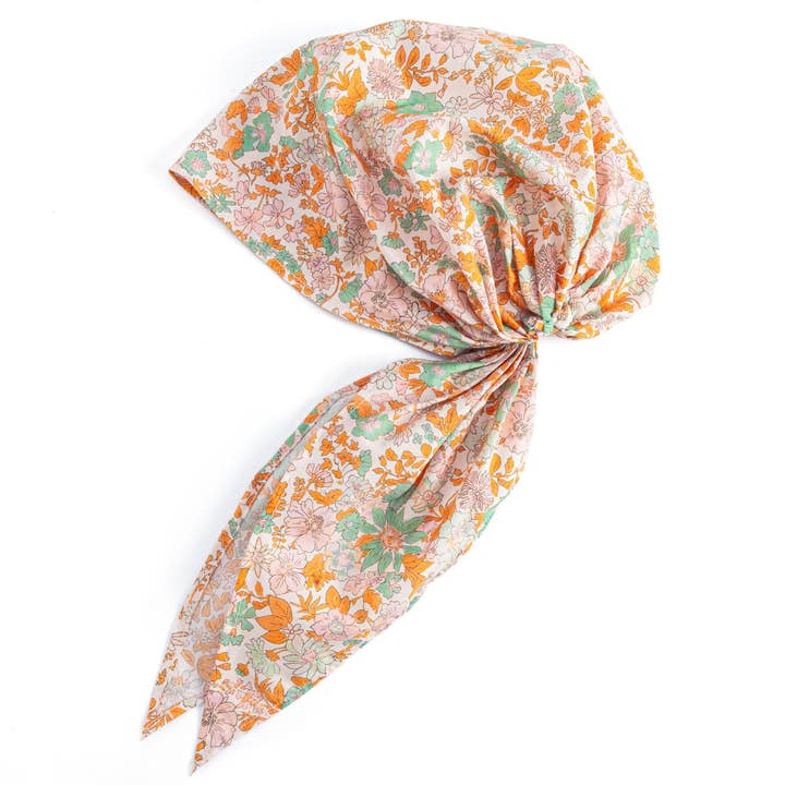 Peppercorn Kids - Wholesale Fashion Headband - Kids - Pre-Tied Hair Bandana Scarf for Girls 3-8, Vintage Floral 8