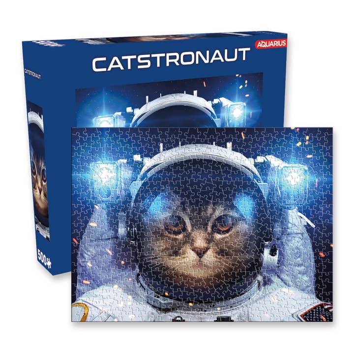 Puzzle Catstronaut de 500 pièces pour la vente par William Valentine Collection