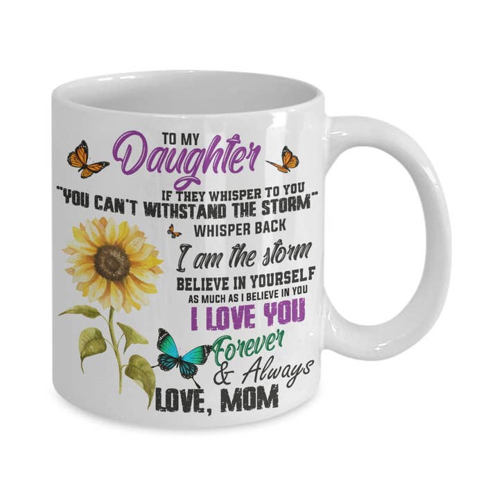 Happy Jan Designs – wholesale Kaffekoppar – Till Min Dotter Gåva, Kärlek Från Mamma Gåvor, Dotter Mugg