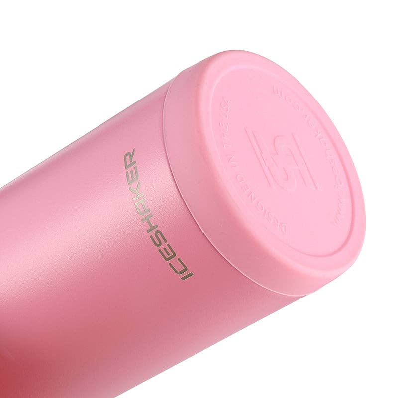 Ice Shaker – wholesale Water bottle – 14oz Sport Bottle - Pink5