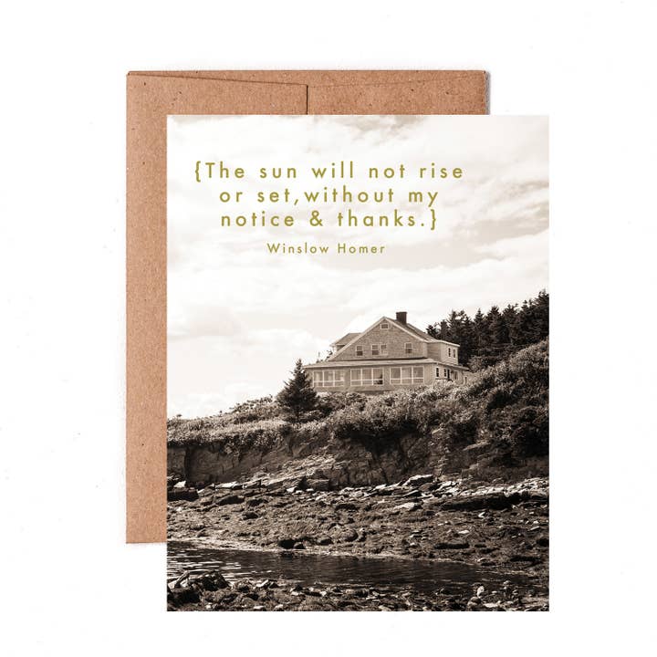 Notice & Thanks Greeting Card for wholesale by The Pen + Piper