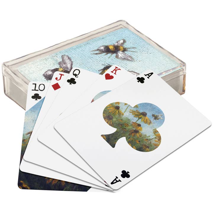 Garden Bee Playing Cards for wholesale by Primitives by Kathy