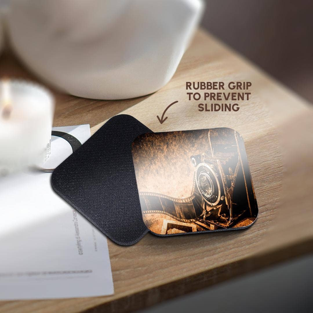 3dRose - Wholesale Coasters - 3dRose, Image of Old Grungy Film Camera, Coaster10