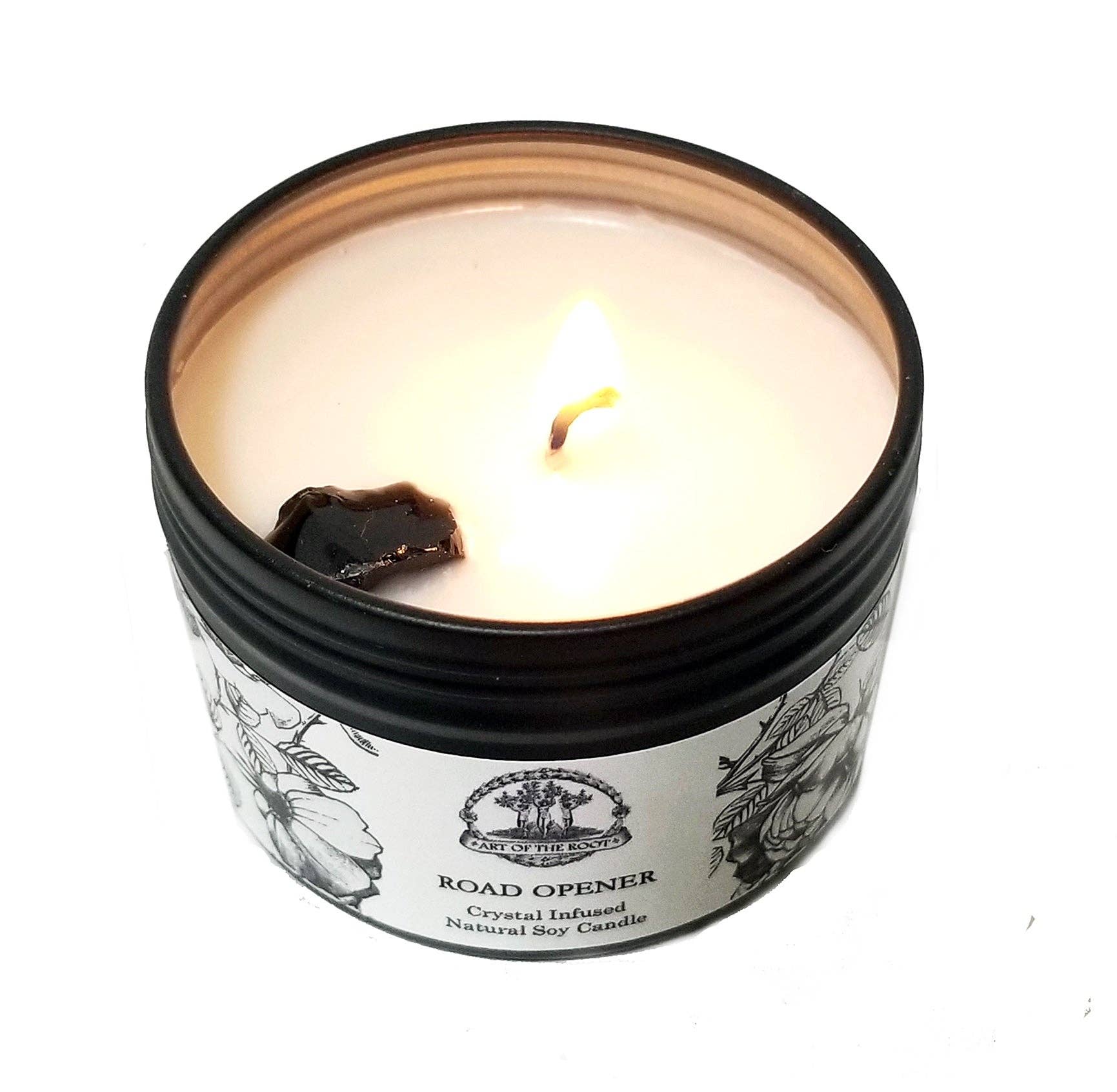 Art of the Root - Wholesale Jar/Filled Candle - Road Opener Mini Spell Set 1