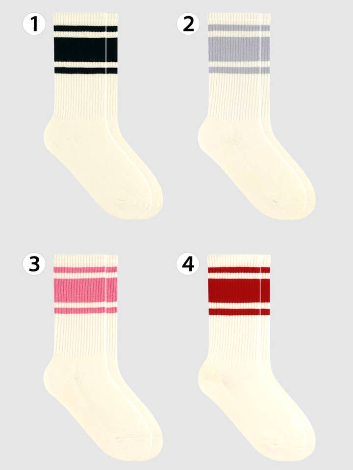 Herrensocken Crew Retro Style 1 für den Großhandel von 7DAYSSOCKS