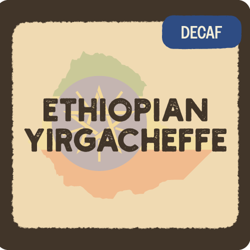 Dark Canyon Coffee Company - Wholesale Ground Coffee - Ethiopian Yirgacheffe Decaf Coffee, 3oz Bag0