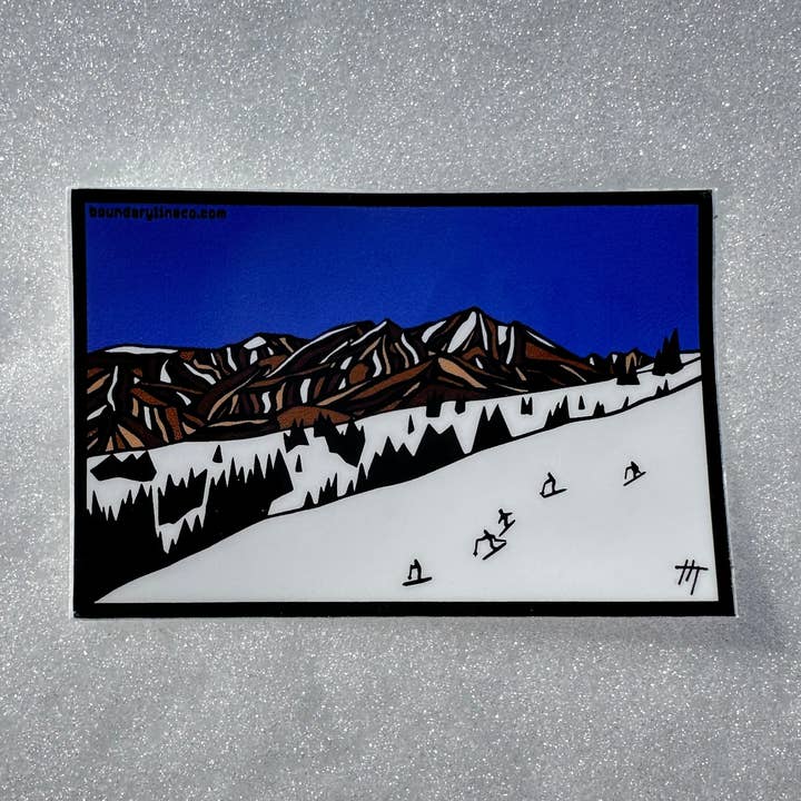 Back Bowls Sticker for wholesale by Boundary Line Company