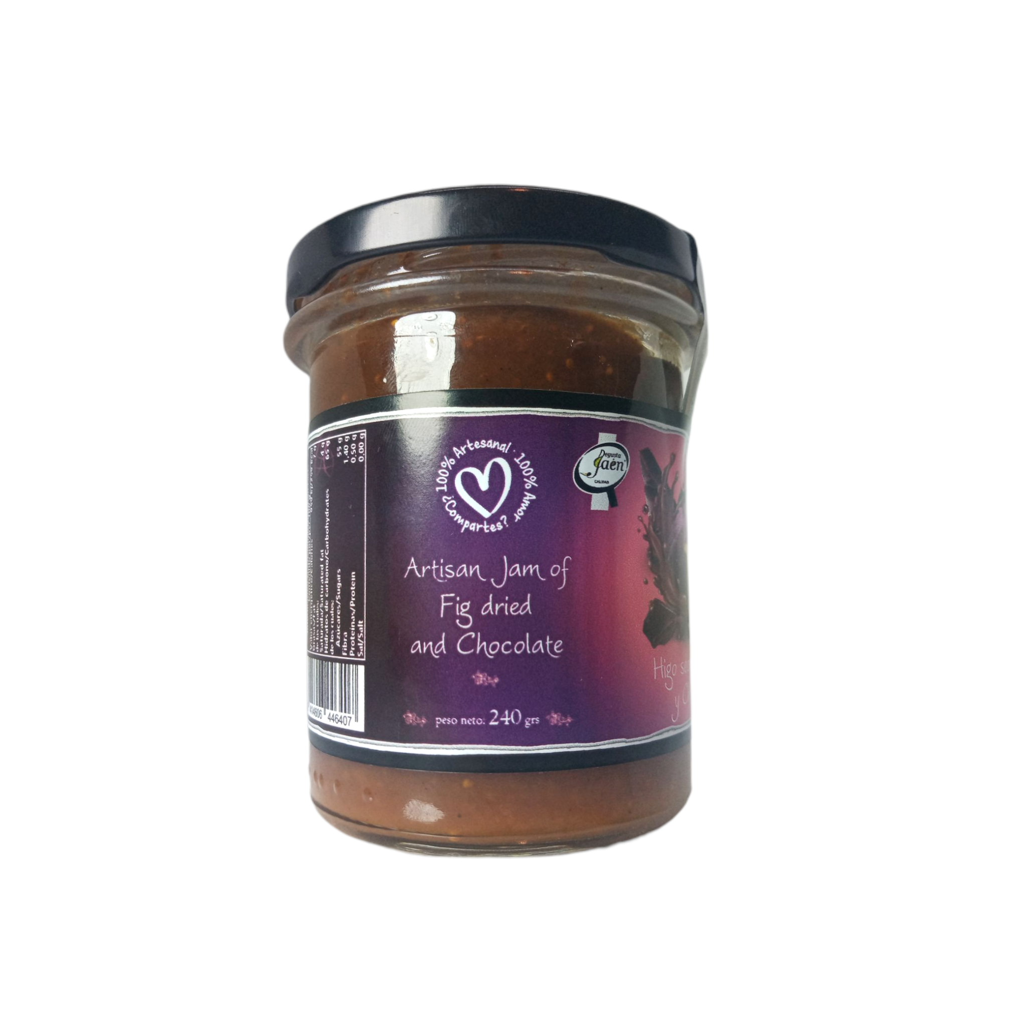 ESENCIA ANDALUSI GOURMET - Wholesale Jam/Jelly - Homemade Fig Jam with Chocolate 240 gr1