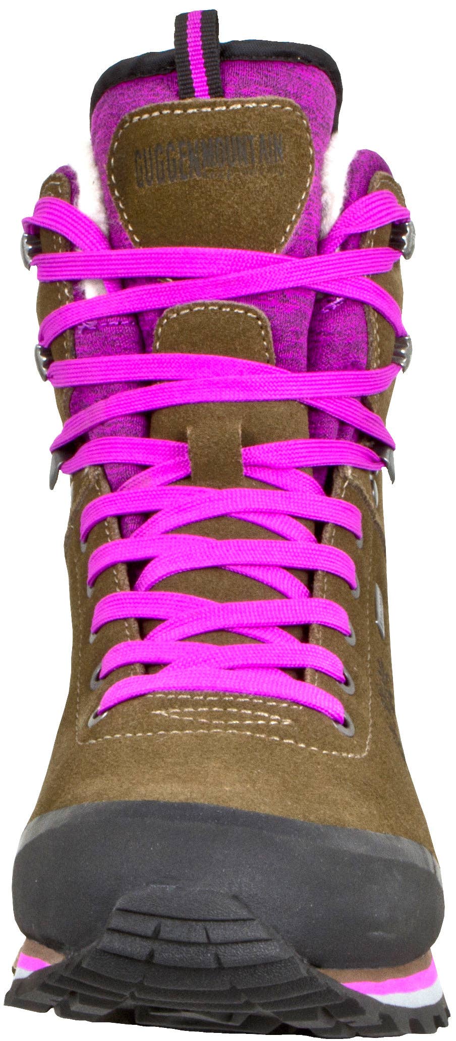 Braun Lila GUGGEN Mountain HPM59 Damen Trekking-& Wanderstiefel gefüttert mit echter Wolle wasserdicht for wholesale on Faire7