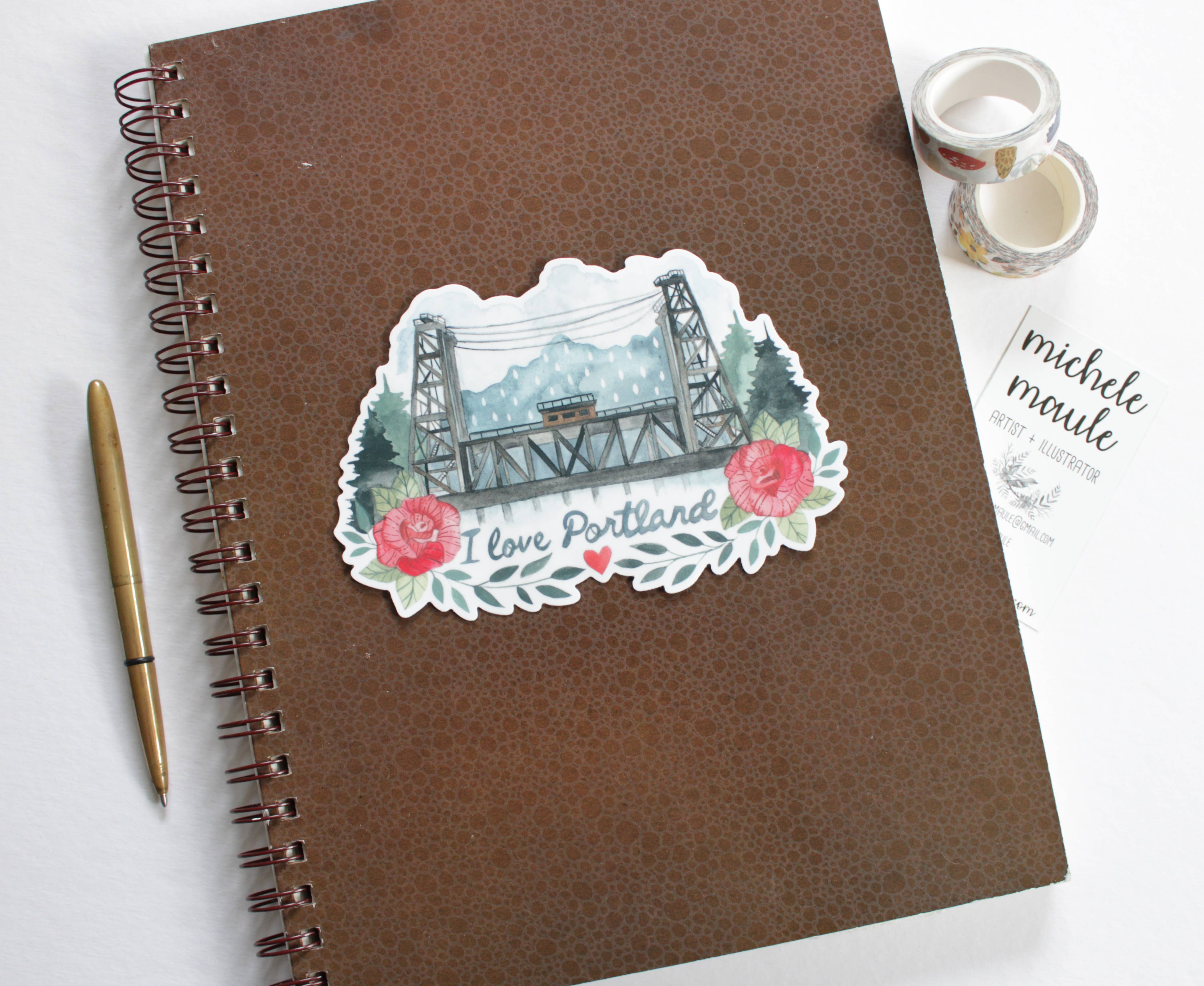 michele maule - Wholesale Sticker - Vinyl Sticker - I Love Portland3