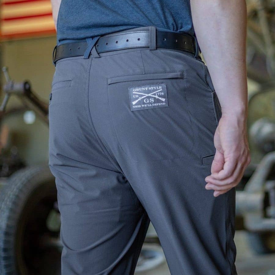 Grunt Style - Wholesale Pants - Men's - Men's Lookout Ripstop Pants - Dark Gray1