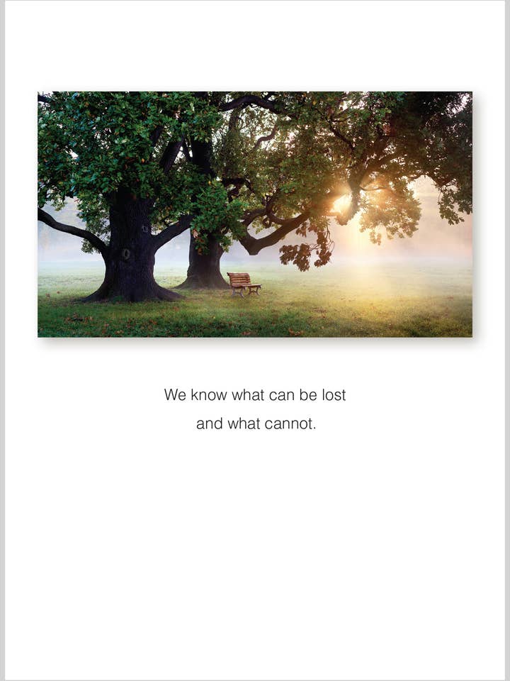 We know what Sympathy Greeting Card for wholesale by The Borealis Press Inc