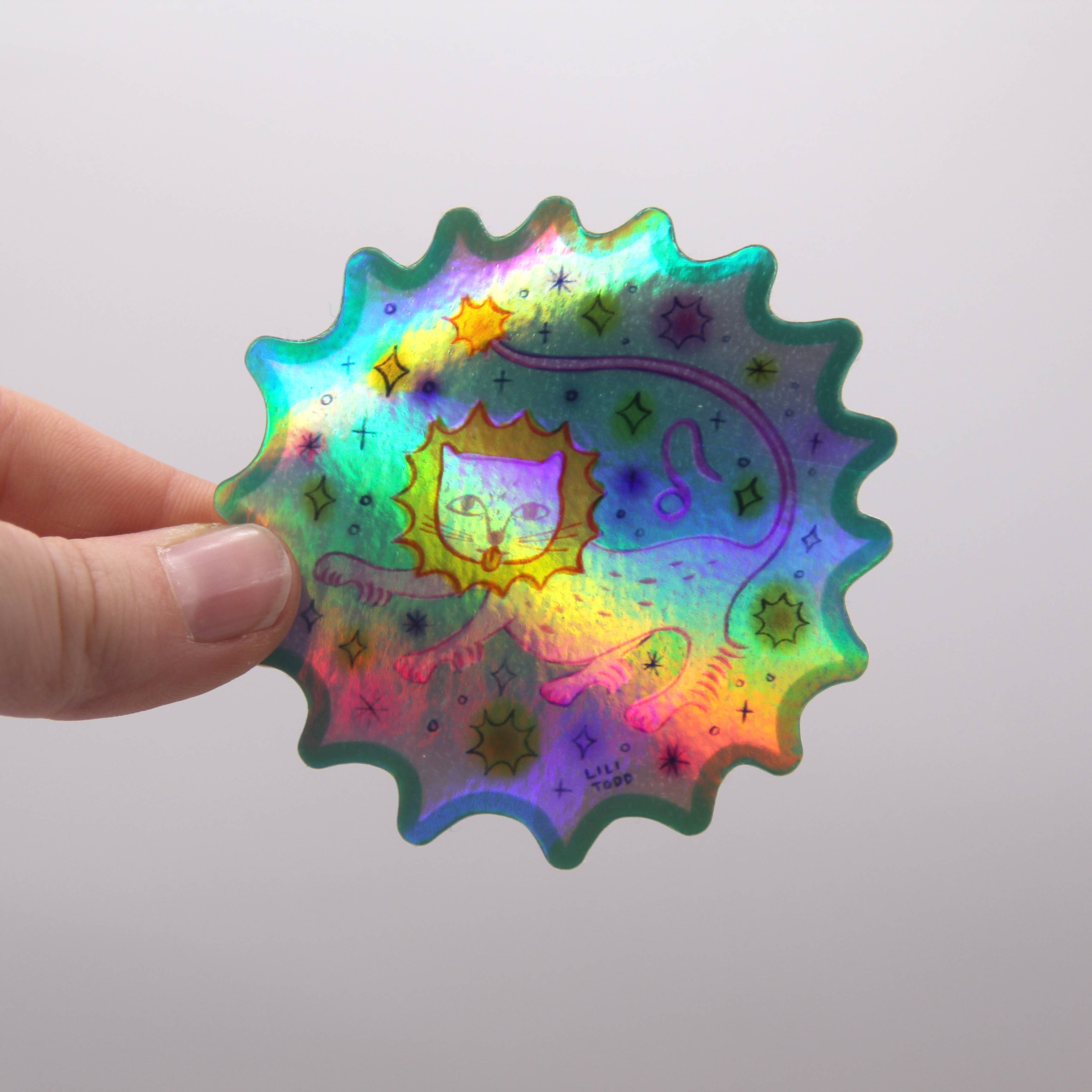 Lili Todd Art - Wholesale Sticker - Leo sterrenbeeld vinyl sticker1