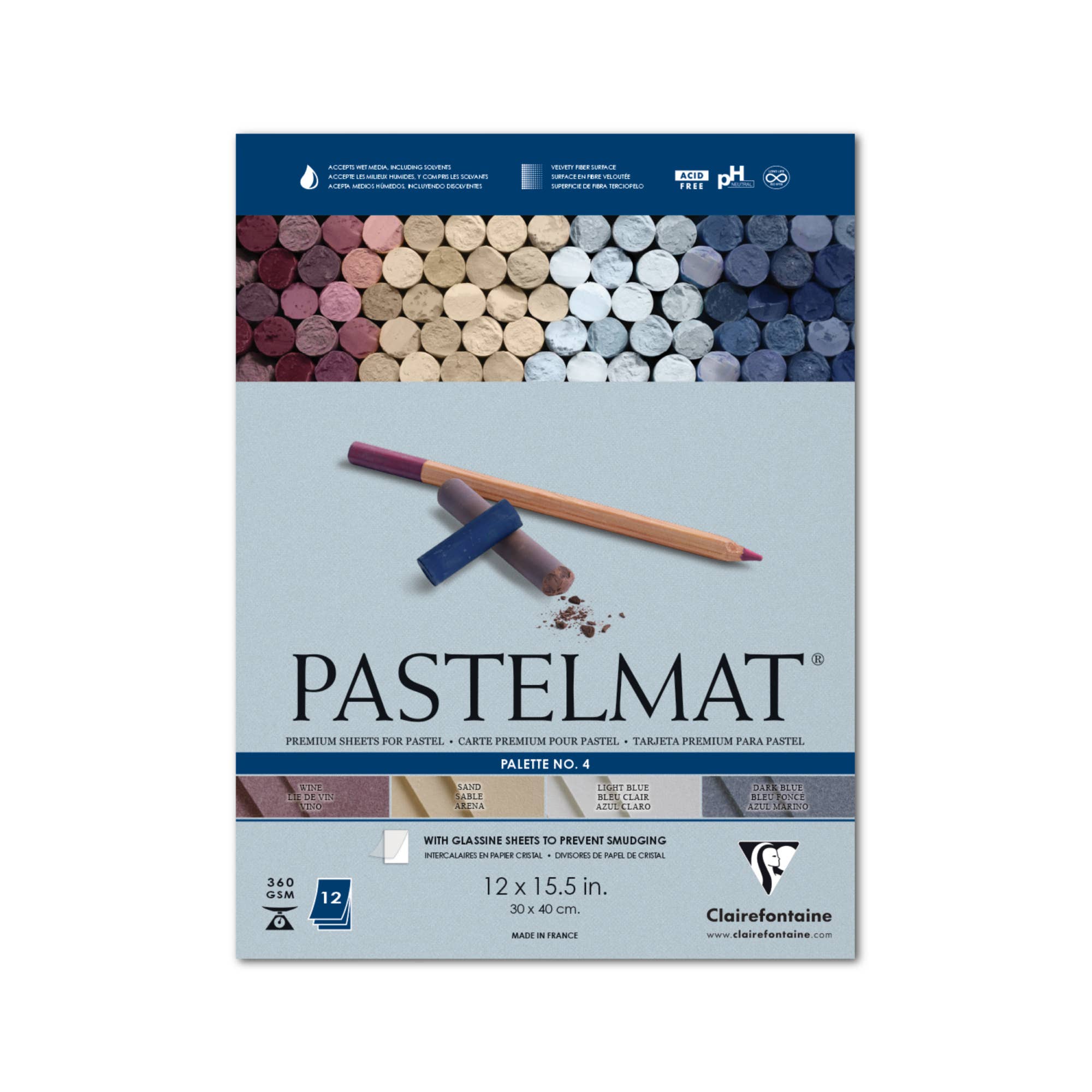 Exaclair - Wholesale Sketchbook/Sketchpad - Pastelmat Premium Textured Paper Pads For Pastel9