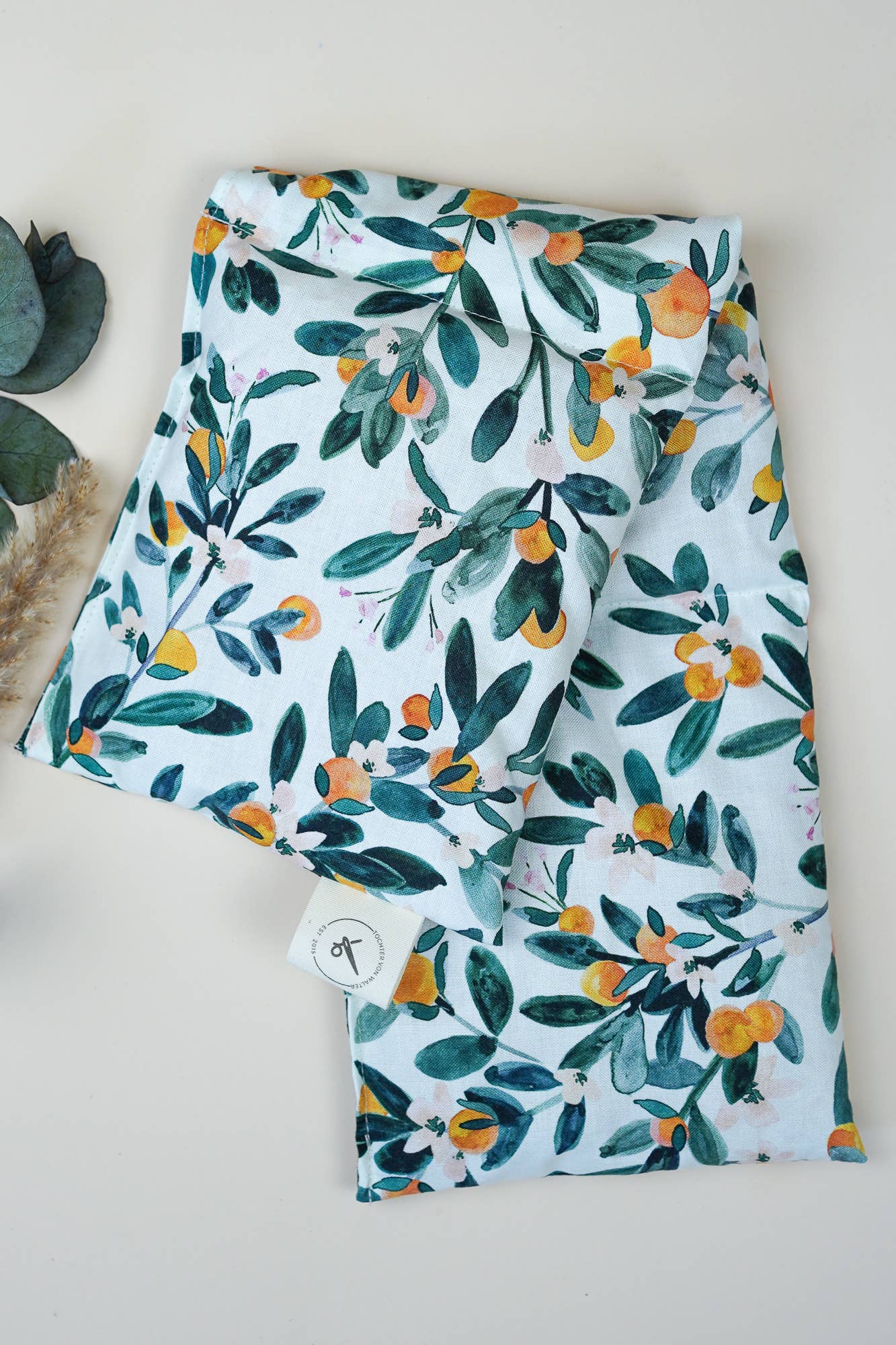 Tochter von Walter - Venta al por mayor Compresas de frío/calor - Almohadilla térmica naranja - cojín de granos con espelta orgánica5