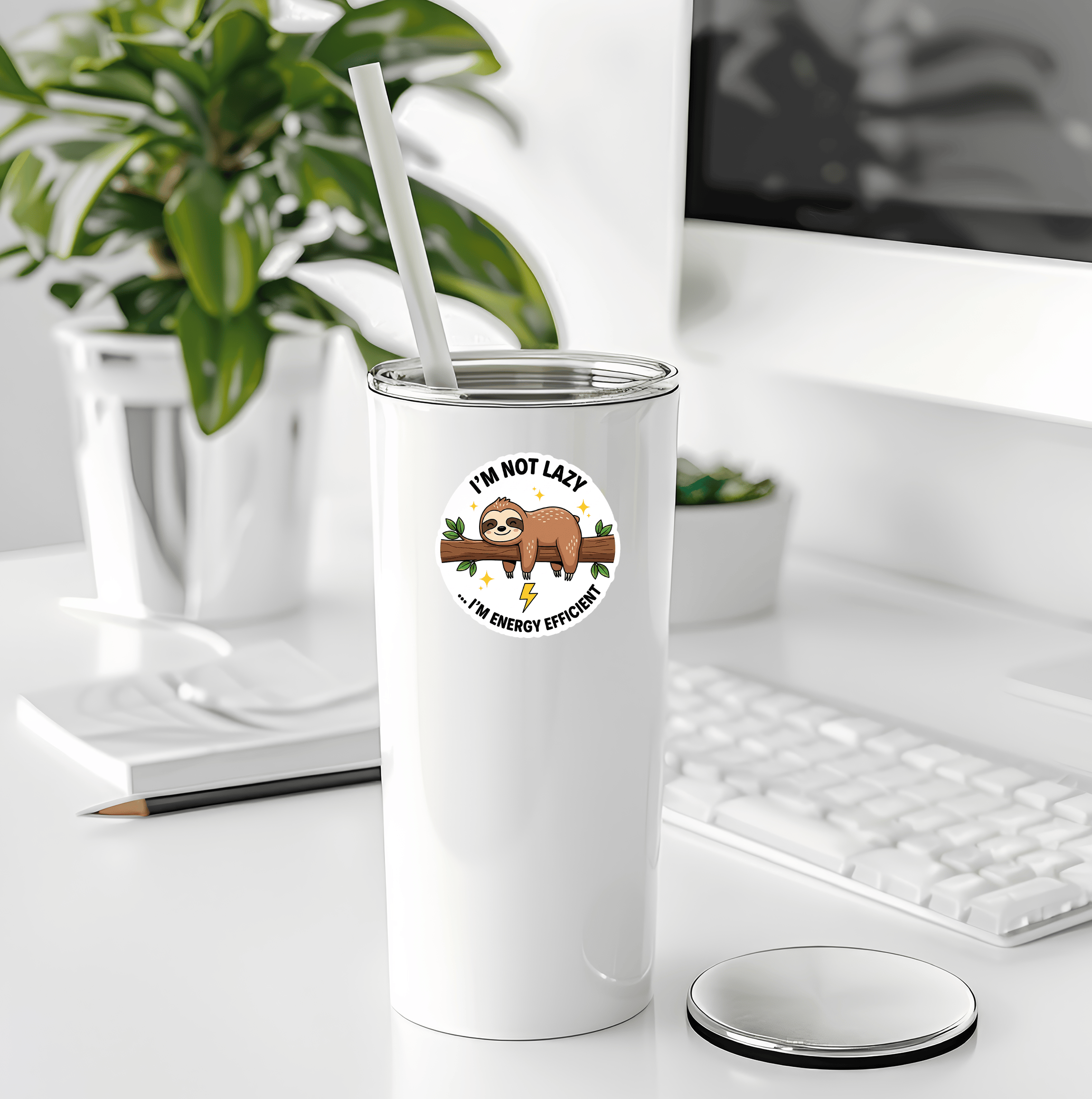 Sticker Atlas - Wholesale Sticker - I'm Not Lazy - Sloth3