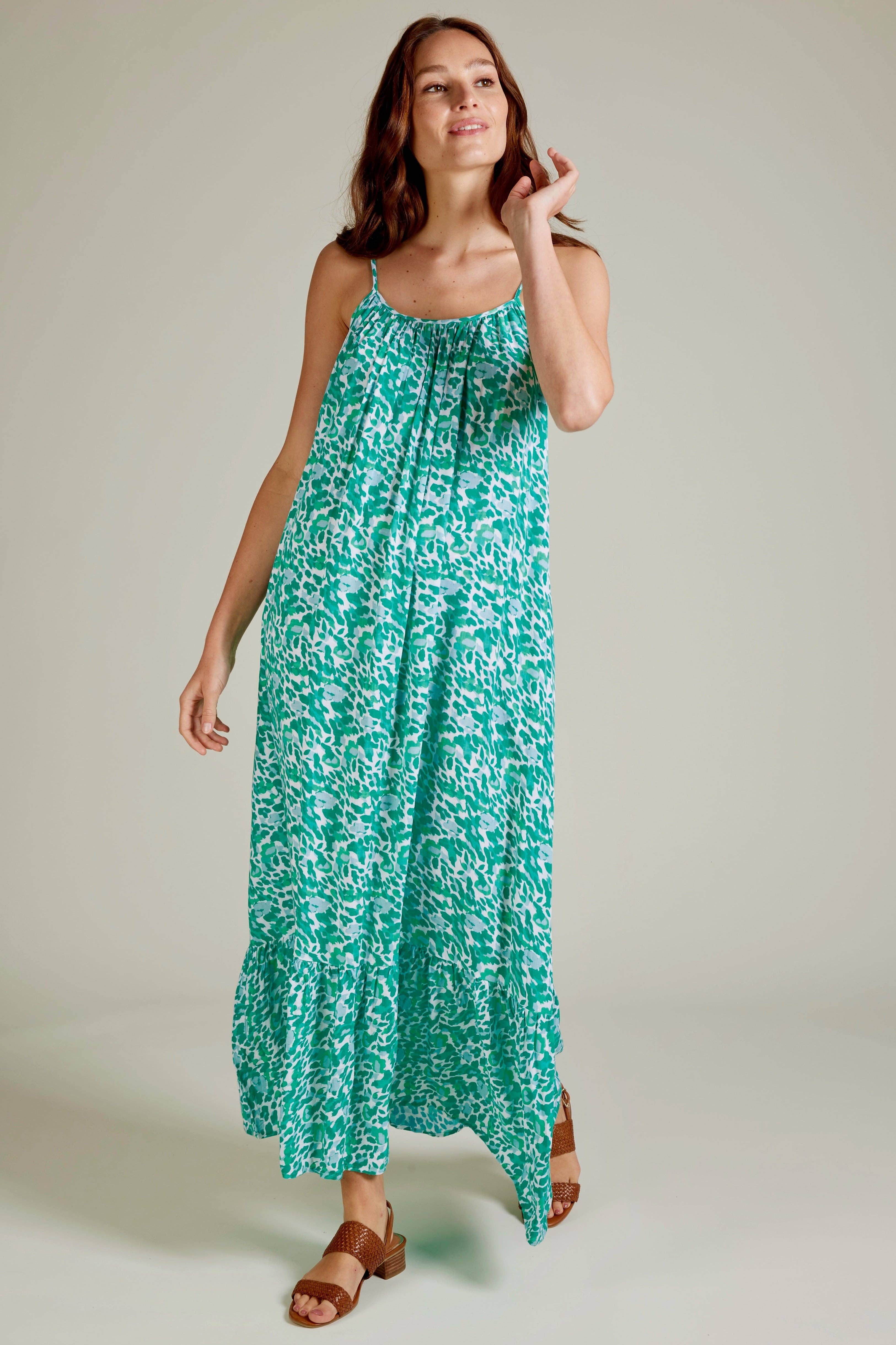 Andy & Lucy - Wholesale Dress - Women's - SWING - Long floral print resort dress2