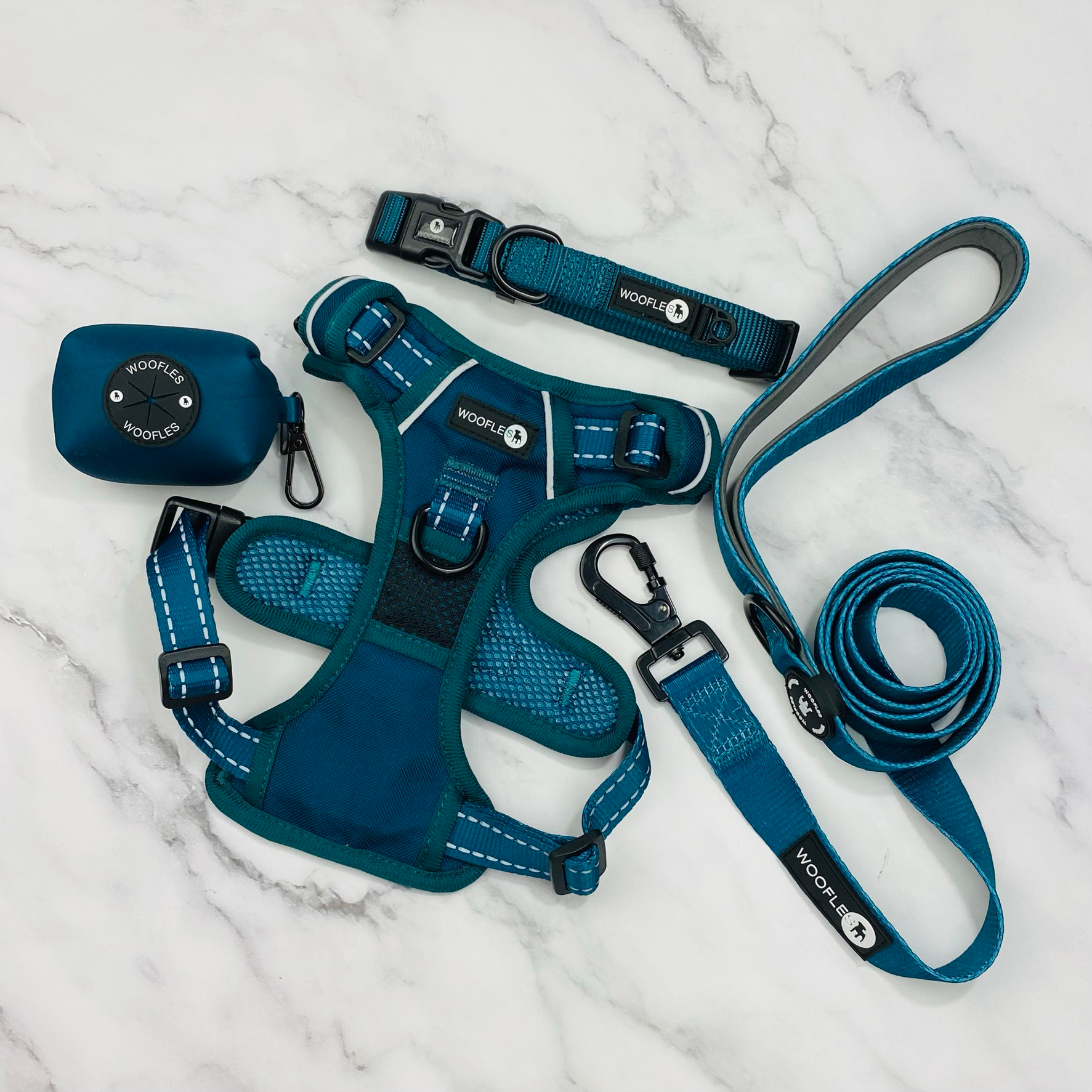 Woofles - Wholesale Pet Harness - Dog - Endurance Dog Harness - Deep Teal2